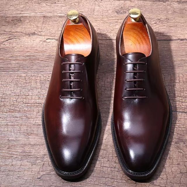 Giày da nam Oxford Wholecut Cao Cấp