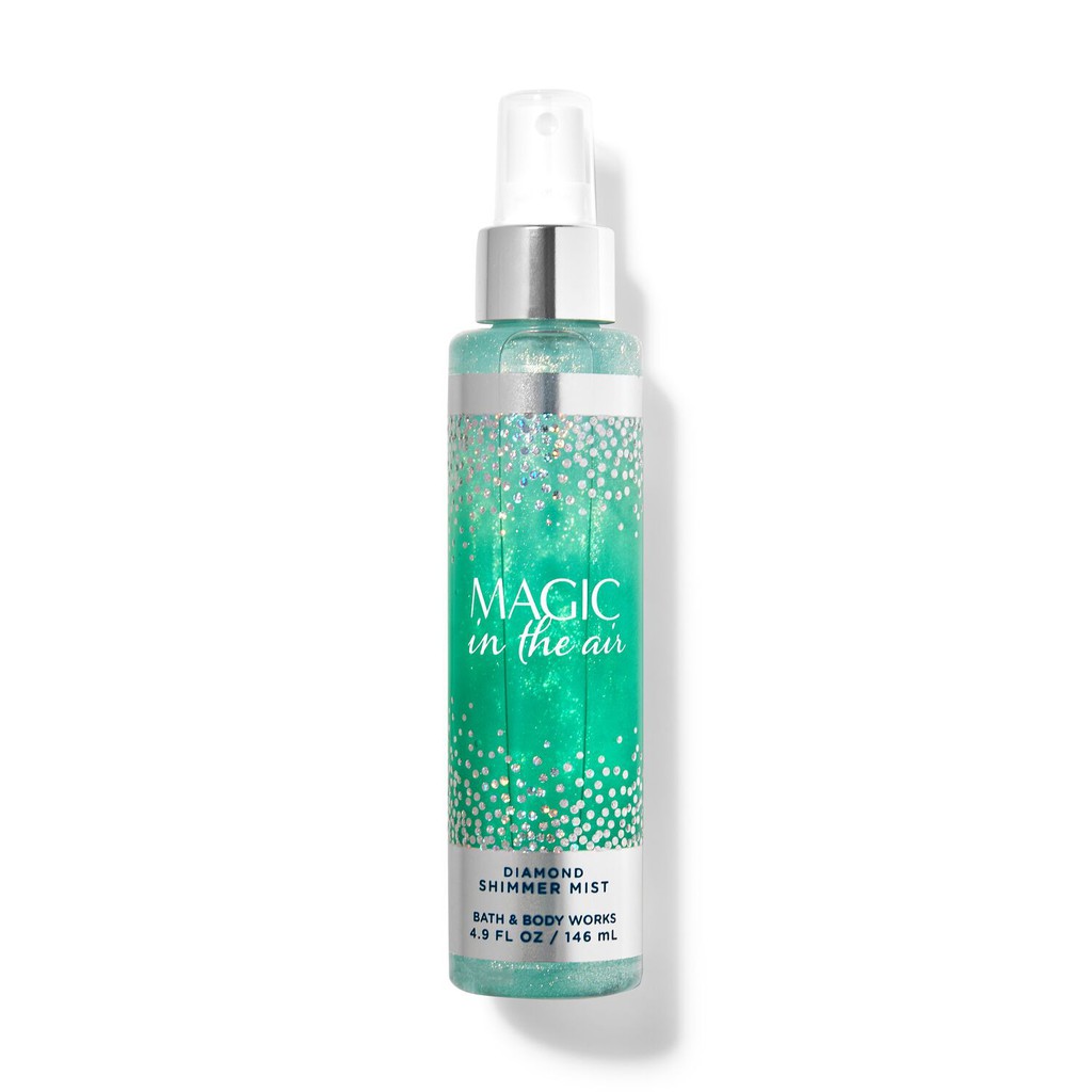 Xịt thơm tông nước hoa nhũ kim tuyến Bath & Body Works - Magic In The Air - Diamond Shimmer Mist 146ml