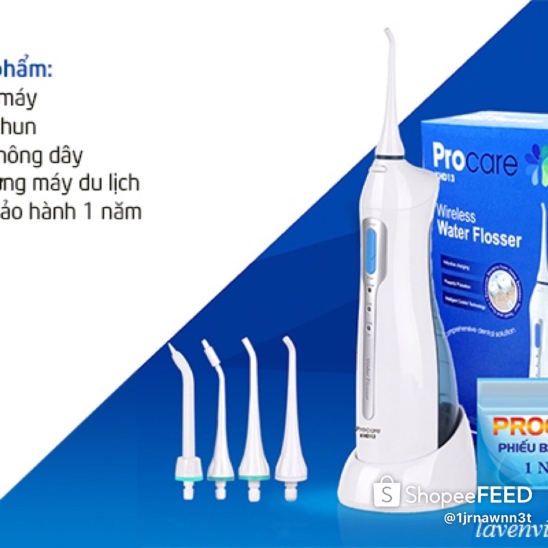 máy tăm nước procare KHD13