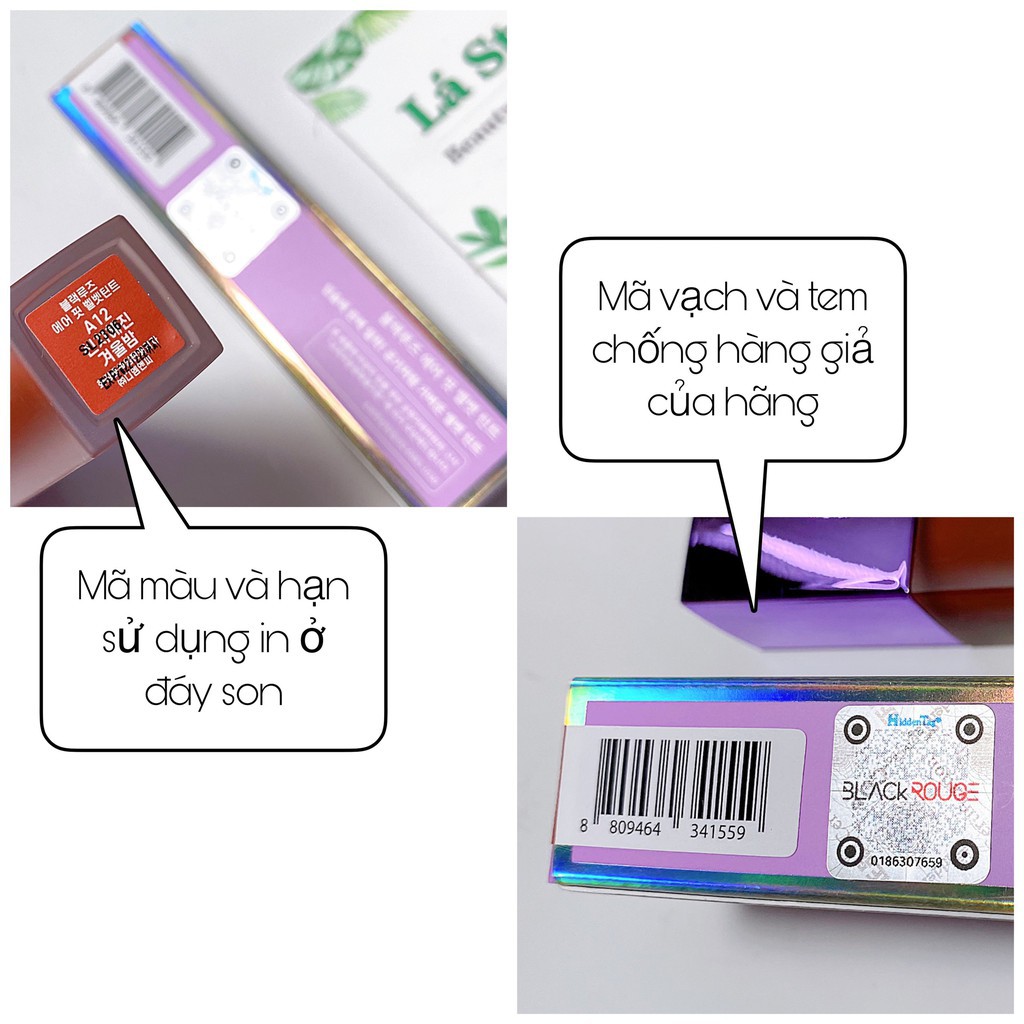 CHÍNH HÃNG - Son kem lì Black Rouge Air Fit VelVet Tint A12 | BigBuy360 - bigbuy360.vn