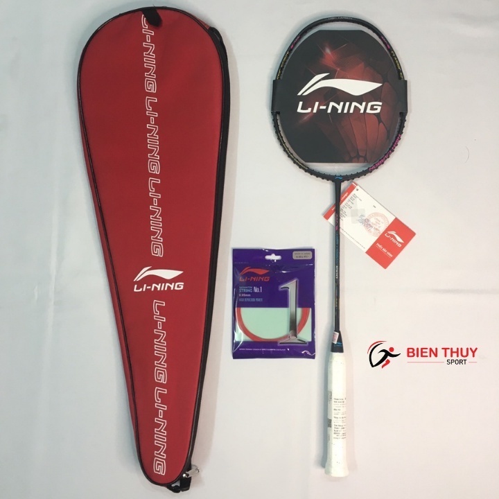 Vợt Cầu Lông Li-Ning HC 1000 Black  Tặng Cước Ashaway+ Công Căng Vợt + Bao Đựng Vợt )