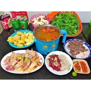 Ca nấu mì đa năng có lồng hấp