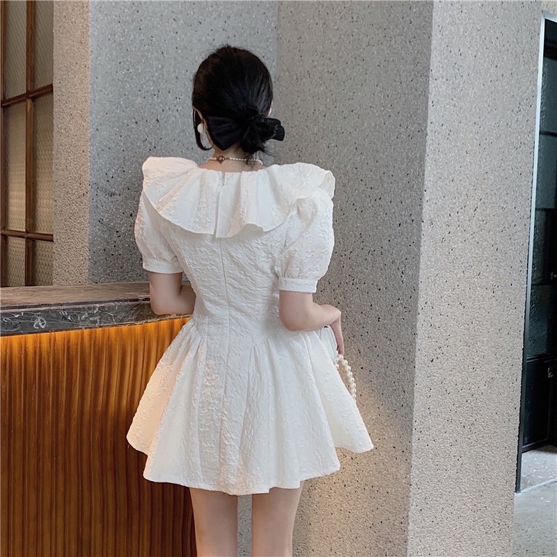 Đầm Nữ Dự Tiệc Tay Phồng JARI-CLOTHES Lửng Cổ Đính Đá Sang Chảnh
