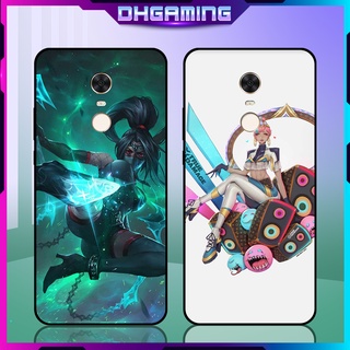 Ốp lưng điện thoại XIAOMI MI NOTE 4/4X - REDMI 5 PLUS in hình game liên minh Akali Sát Thủ & Qiyana True Damage LV