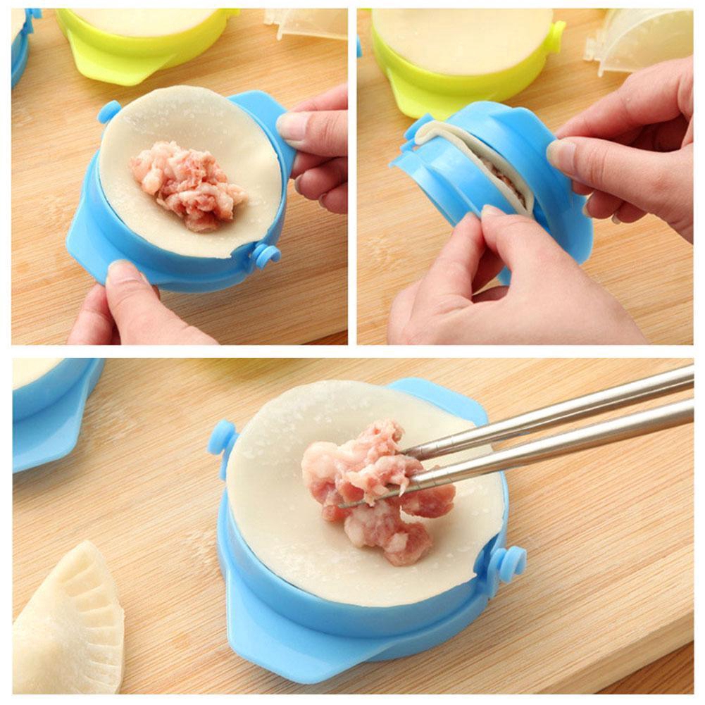 Food Grade PP Dumpling Maker Mould Wraper Dough Presser Gadget Tools DIY Kitchen Lazy Tool U8D0