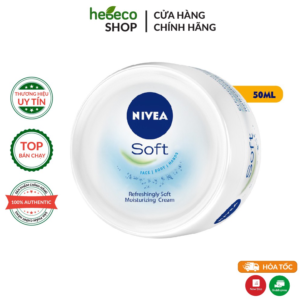 Kem dưỡng làm mềm da NIVEA Soft Crème 50ml - 89054