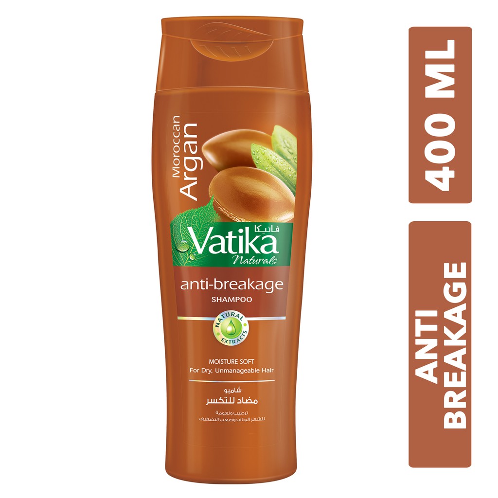 Dầu gội Vatika Argan Shampoo – Moisture Soft dưỡng tóc ẩm mềm mượt 400ml