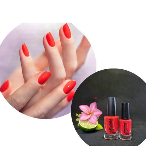 [Chính Hãng] Sơn móng tay Organic màu cam đỏ 731