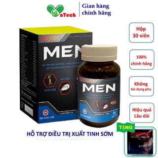 Tinh chất hàu Everyday Health SUPER MEN Hỗ trợ điều trị yếu sinh lý xuất tinh sớm rối loạn cương dương hộp 30 viên