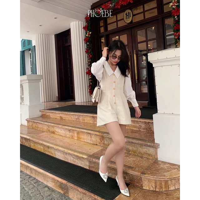 Bộ tweed sơ mi Marie