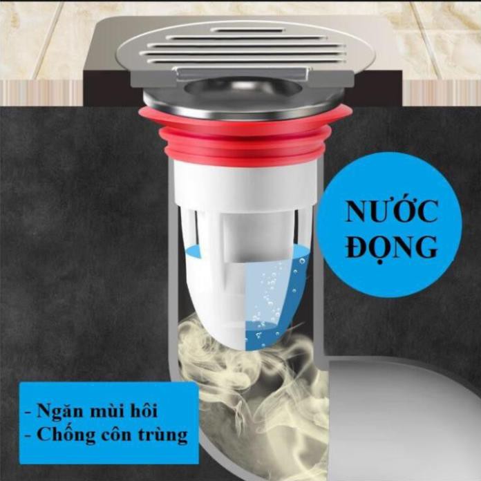 Nắp đậy ngăn mùi hôi cống - chống côn trùng - rác trôi vào đường ống thoát nước