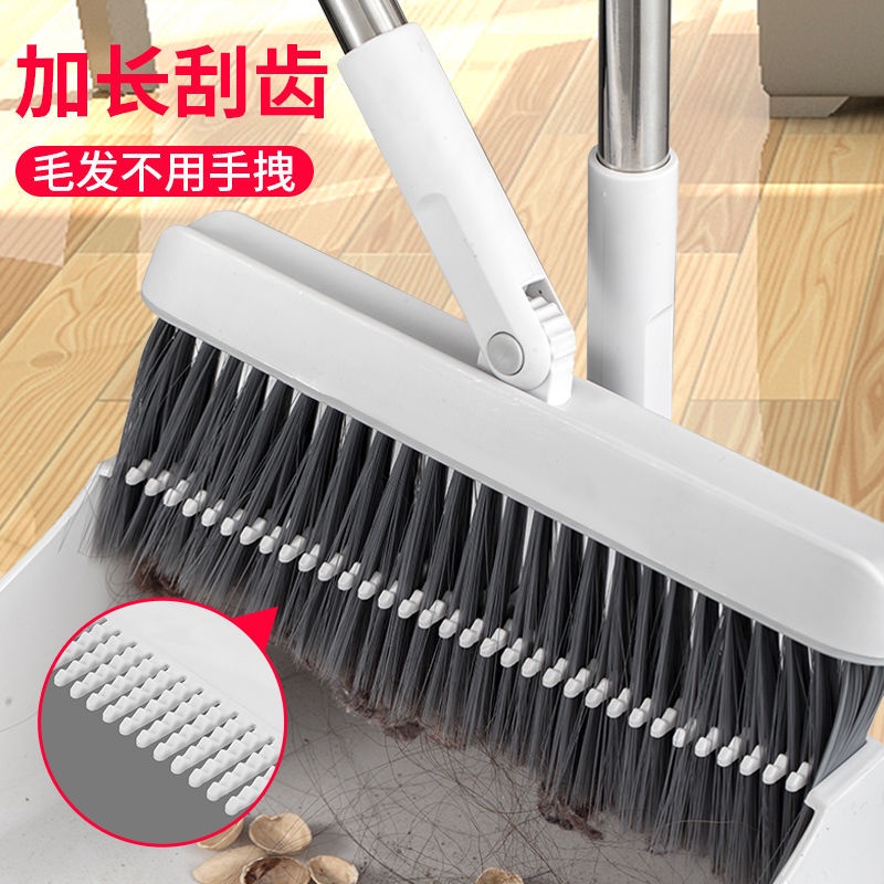 Bộ chổi và đồ hốt rác chống dính có thể gấp gọn tiện dụng