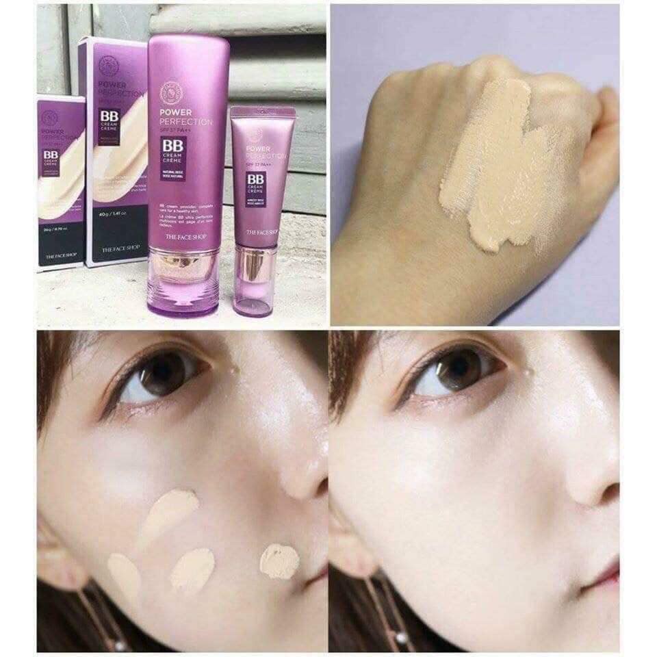 kem nền BB tím the face shop | BigBuy360 - bigbuy360.vn
