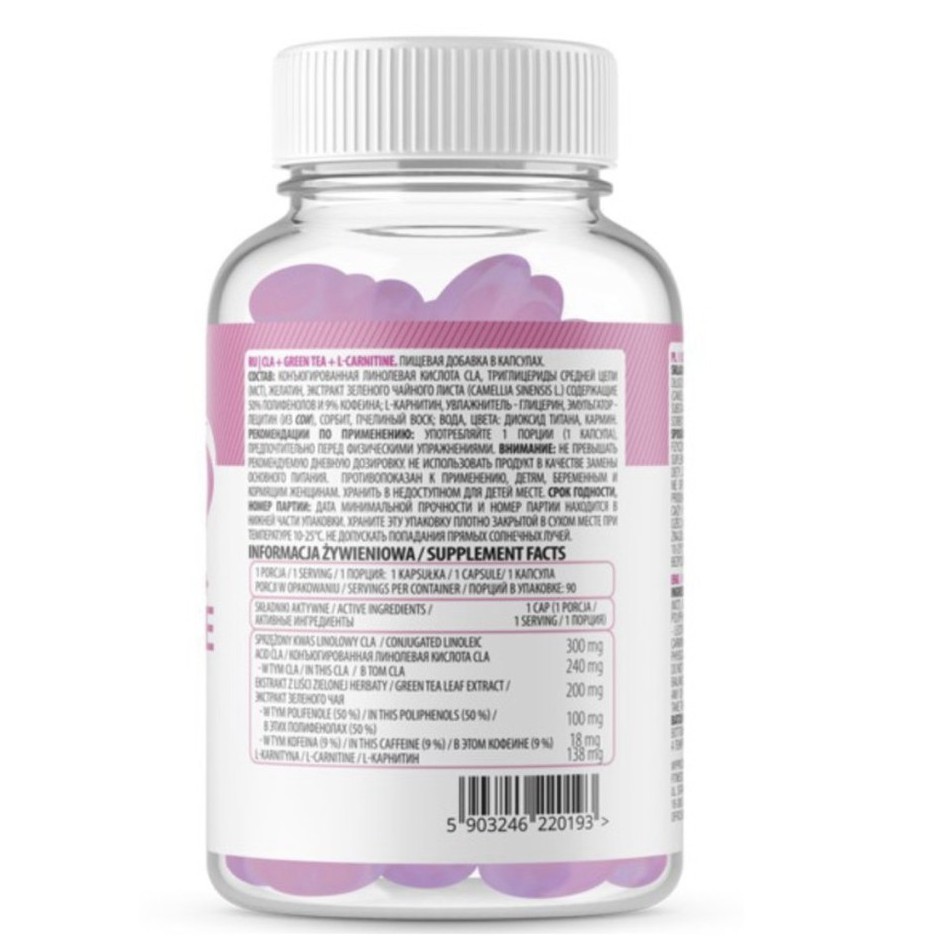 [Freeship] Viên Giảm Mỡ Tự Nhiên Ostrovit CLA + Green Tea + L-Carnitine 90 Viên | BigBuy360 - bigbuy360.vn