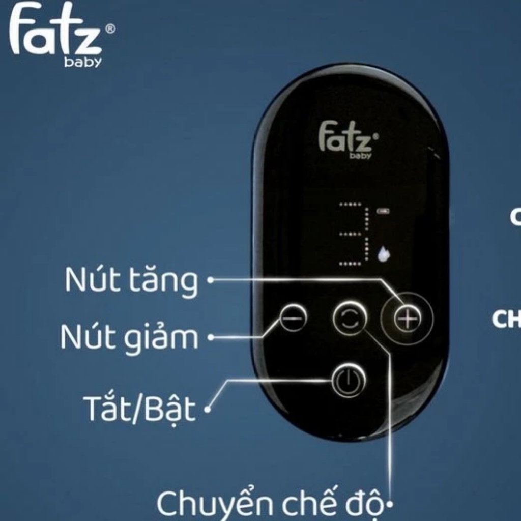 Máy Hút Sữa Điện Đôi Chorus 2 FATZBABY Kết Hợp 2 Chế Độ Hút, Điều Khiển Kỹ Thuật Số Thông Minh