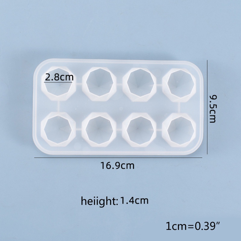 Khuôn Silicone Hình Kim Cương Làm Trang Sức Thủ Công