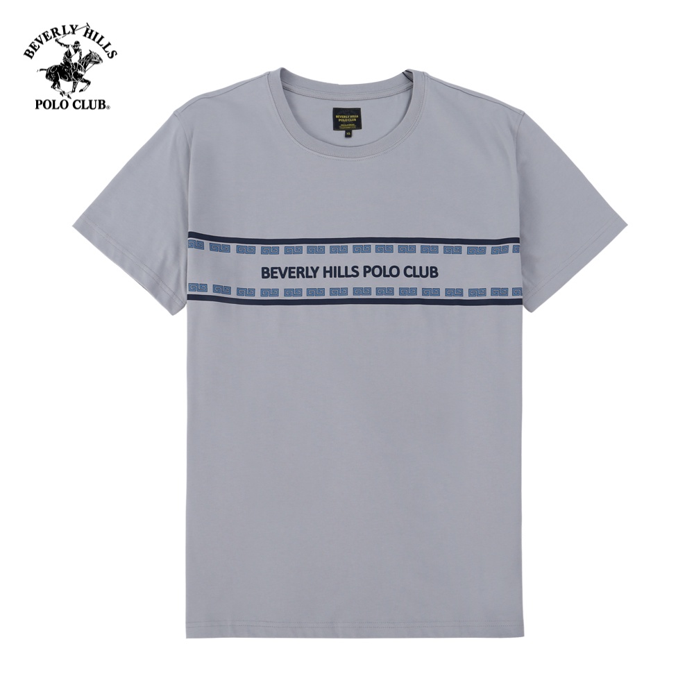 Áo Tshirt Ngắn tay Nam Beverly Hills Polo Club Regular Fit Xám TSMRSW21TL041
