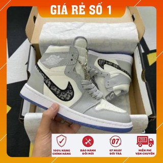 [ FREESHIP –BẢO HÀNH 12 THÁNG] GIÀY SNEAKER NAM NỮ JORDAN CAO CỔ DIOR HOT TREND FULL BOX -BILL