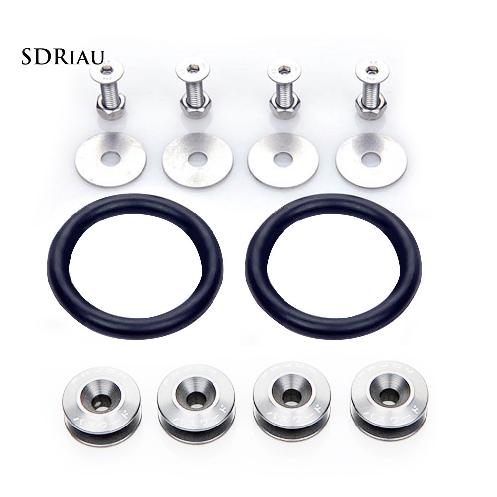 Durable Quick Release JDM Fasteners Kit for Car Bumpers Trunk Fender Hatch Lids