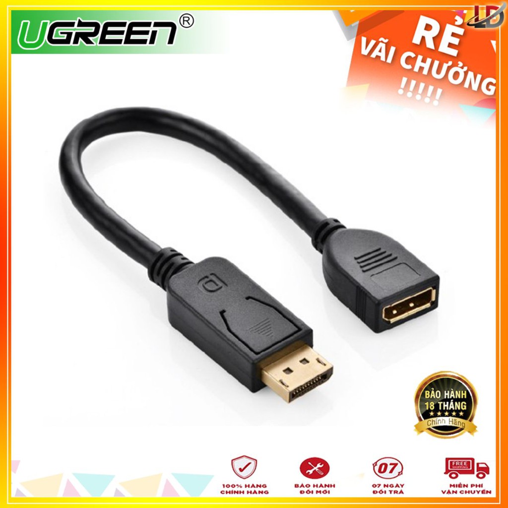 Cáp Displayport nối dài UGREEN 20407 (màu đen)