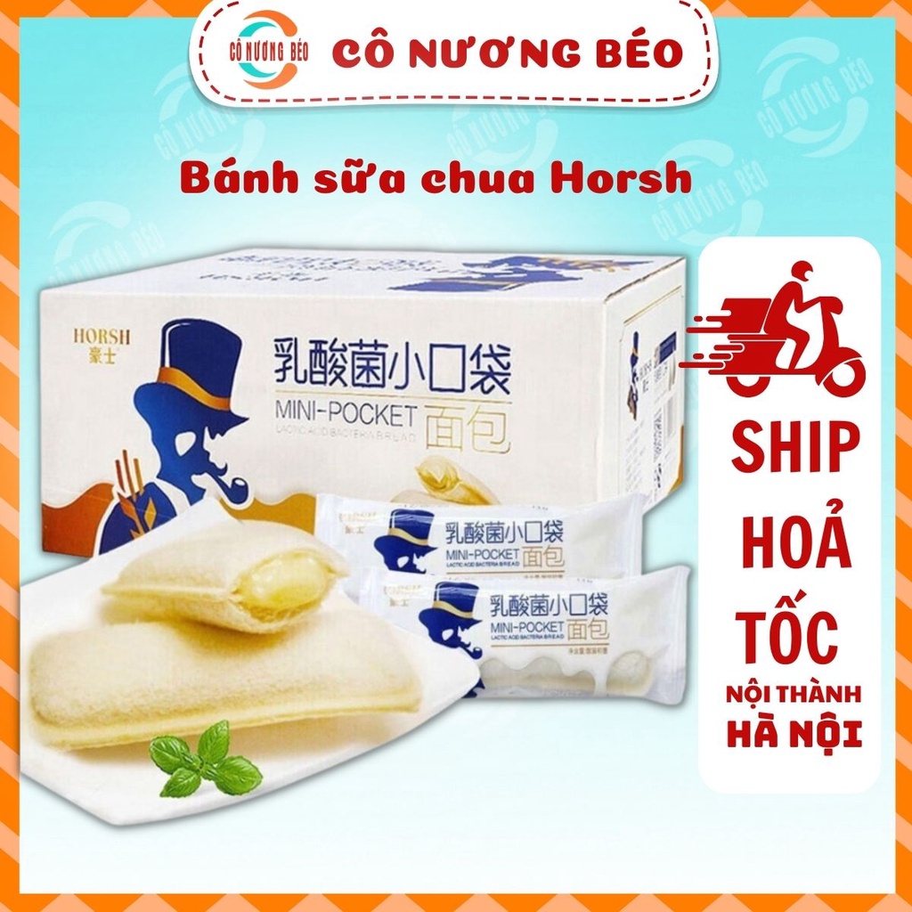 Bánh sữa chua Đài loan HORSH ông già túi 500g và 1kg - Ăn vặt cô nương béo