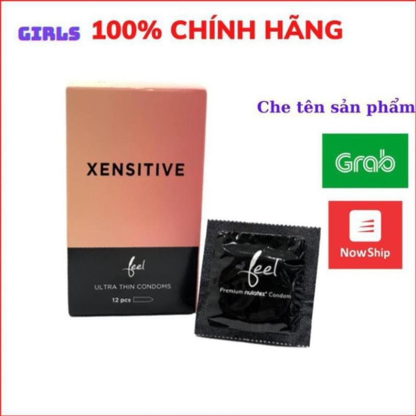 Bao Cao Su Feel Premium Xensitive - Bcs chính hãng - Hộp 12 chiếc