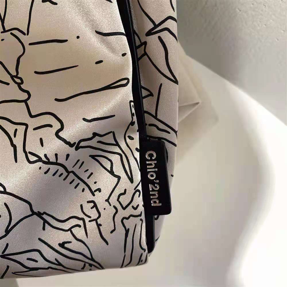 Chio '2nd Chính Hãng Túi Tote Xách Tay In Họa Tiết Thiên Thần Mùa Hè Niche Thiết Kế Nhỏ Gọn