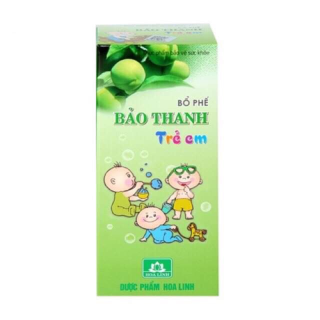 Siro ho trẻ em bảo thanh - bổ phế tiêu đờm