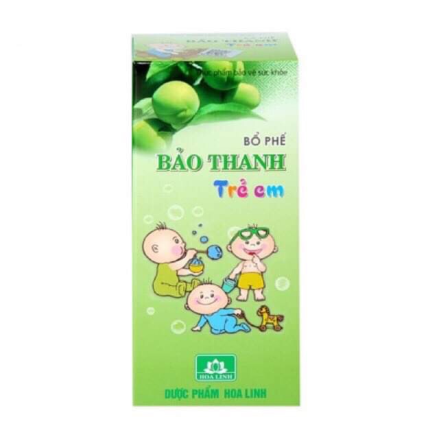 Siro ho trẻ em bảo thanh - bổ phế tiêu đờm (cho trẻ sơ sinh trở lên)