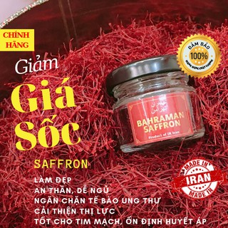 Nhụy Hoa Nghệ Tây Saffron Iran- BAHRAMAN saffron IRAN-  (Nhập khẩu Trực Tiếp Từ IRAN) 1Gr - SFF002