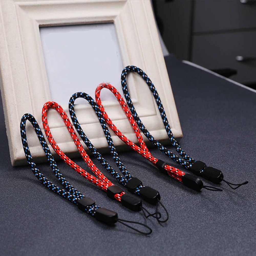 Cod Qipin 5 Pcs/set Multi-purpose Adjustable Mobile Phone Key Anti-lost Hand Short Wrist Sling Lanyard