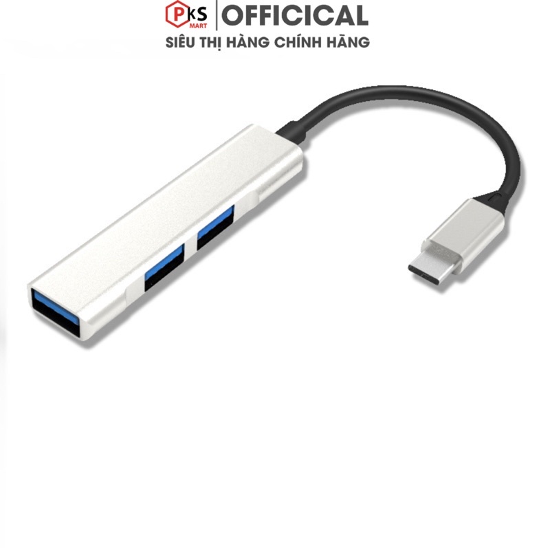 Bộ Chia Cổng OTG Hub USB Và Hub Type C, Lightning Đến USB 2.0 và 3.0 Kết Nối Thiết Bị Ngoại Vi Và Chuyền Dữ Liệu