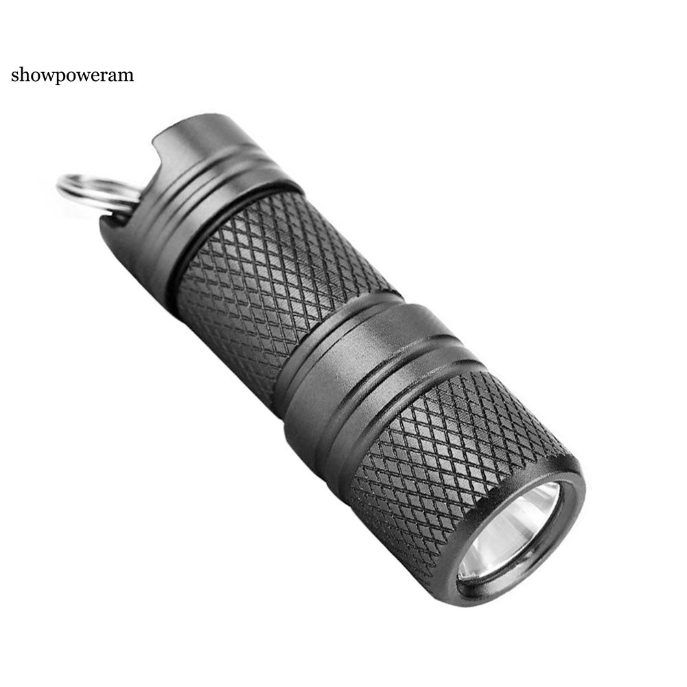 Đèn pin LED mini có móc khóa sạc USB tiện dụng