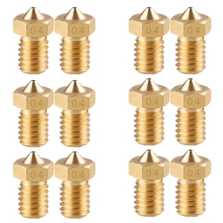 Bộ 12 Đầu Phun M6 0.4mm Cho Máy In 3d Makerbot 3d