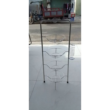 Kệ xách tô inox-Xách tô inox