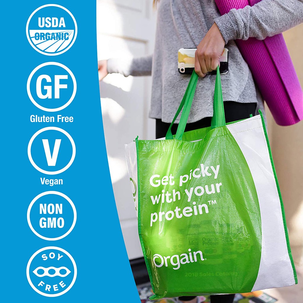 Orgain Protein organic Bột Đạm Làm Bánh Pha Sữa hữu cơ thực vật SuperFood, Vanilla Bean Vegan, Non GMO | BigBuy360 - bigbuy360.vn