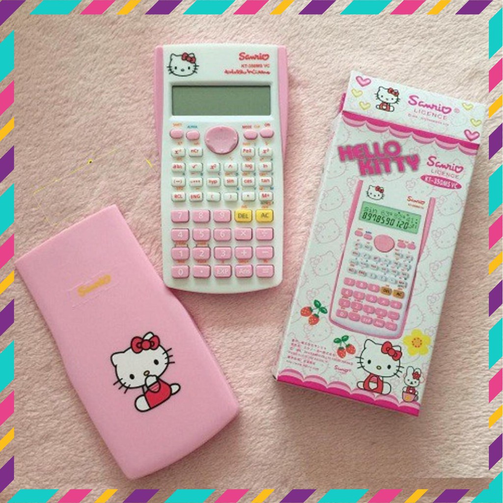 Máy tính hình Hello Kitty giống FX 500 *Siêu Rẻ*