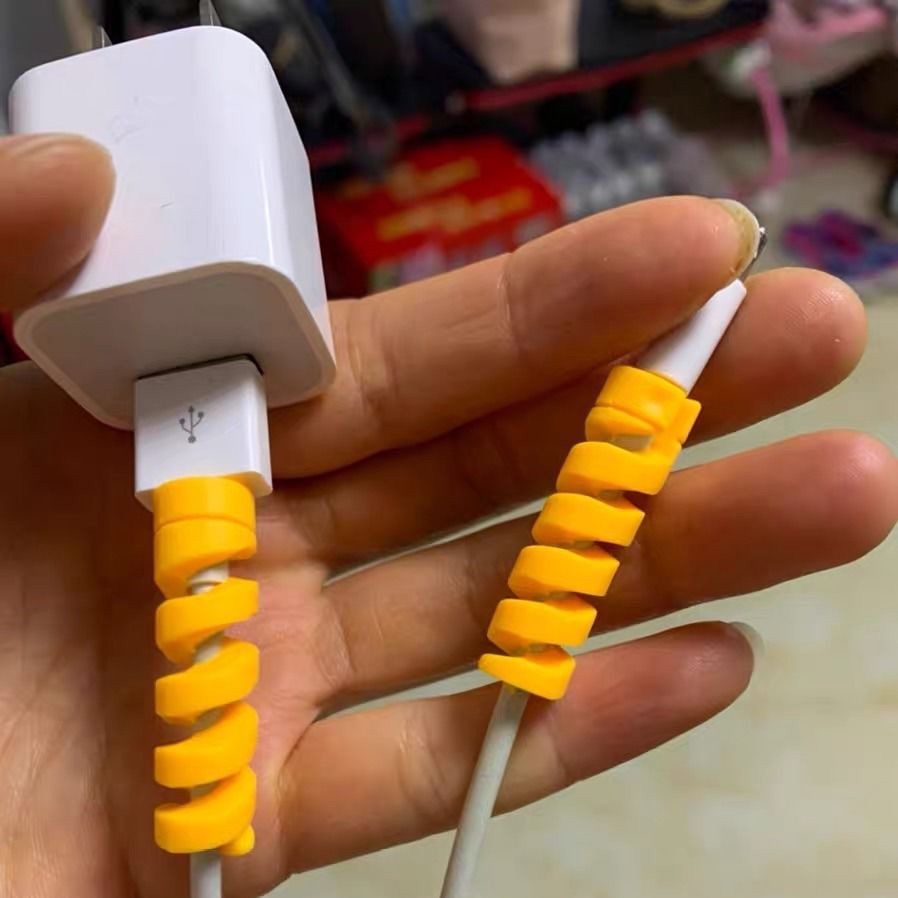 General Type Silicone Bảo Vệ Cáp Sạc Điện Thoại Máy Tính Nhiều Ngăn