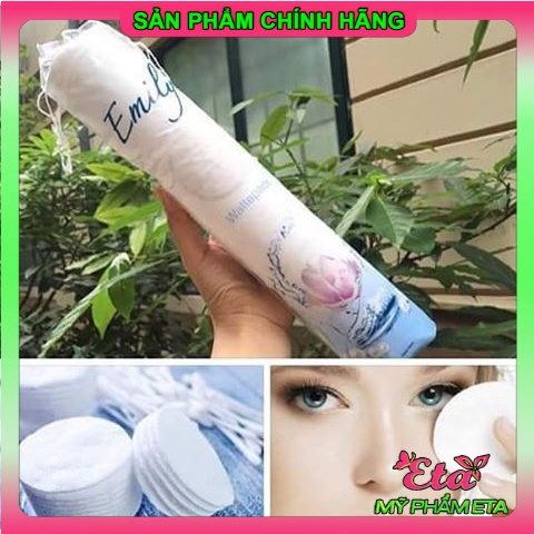 Bông tẩy trang EMILY ĐỨC 120 miếng  BTT siêu dai siêu bền