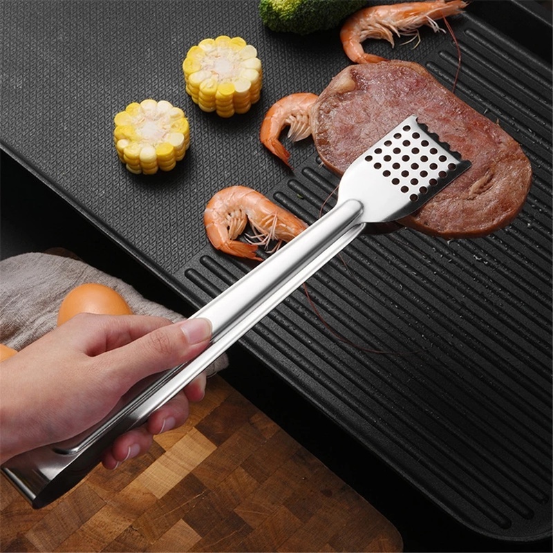 Kẹp Gắp Thức Ăn Bằng Thép Không Gỉ Cách Nhiệt Chống Trượt Tiện Dụng Cho Nhà Bếp