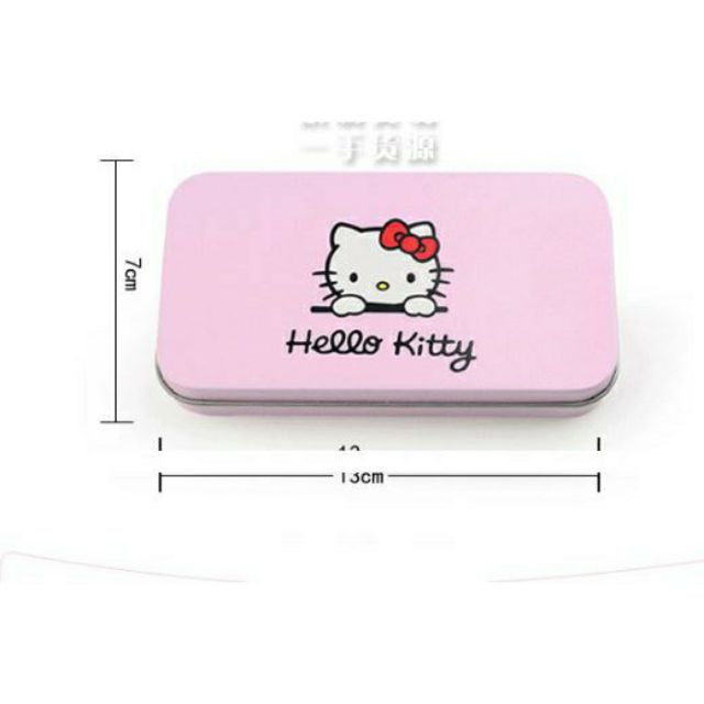 Bộ cọ Hello Kitty 7 món hộp thiếc