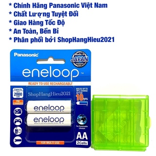 Pin Sạc AA Panasonic Eneloop Hàng Chính Hãng Vỉ 2 Viên Made in Japan