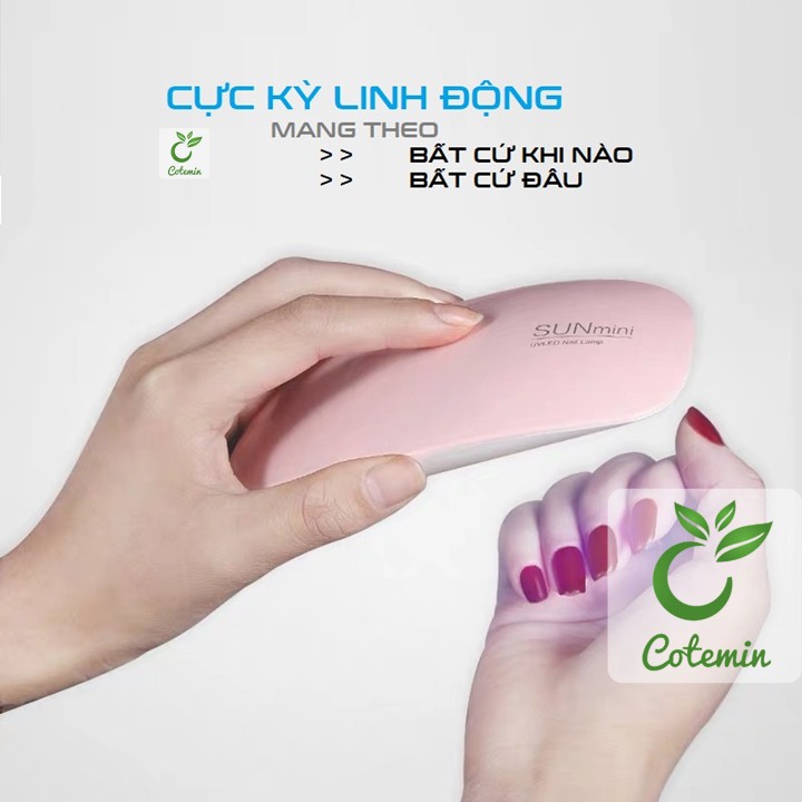 Máy hơ Gel SUN Mini 6W chính hãng có bảo hành COTEMIN