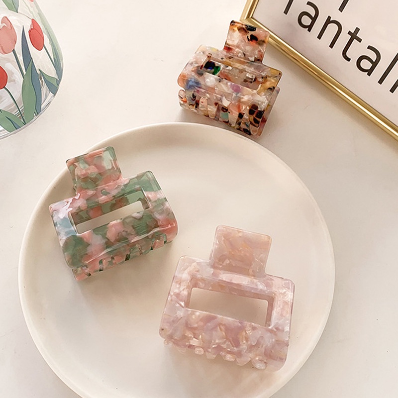 Kẹp tóc họa tiết vân đá độc đáo thanh lịch cho nữ