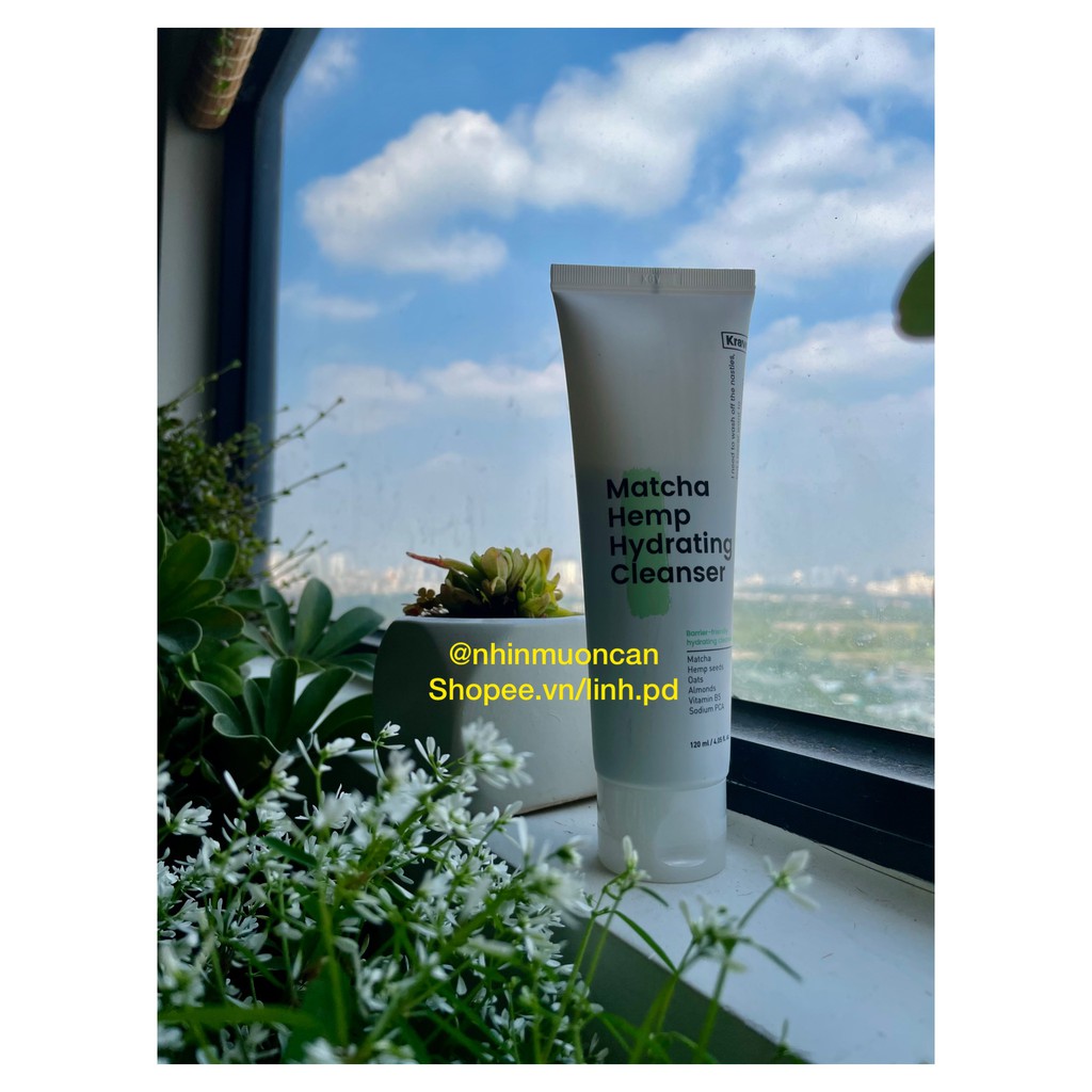 SỮA RỬA MẶT CẤP NƯỚC KRAVE BEAUTY MATCHA HYDRATING CLEANSER