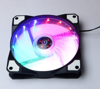 Quạt Fan Case 12 cm led 7 màu (15 bóng )