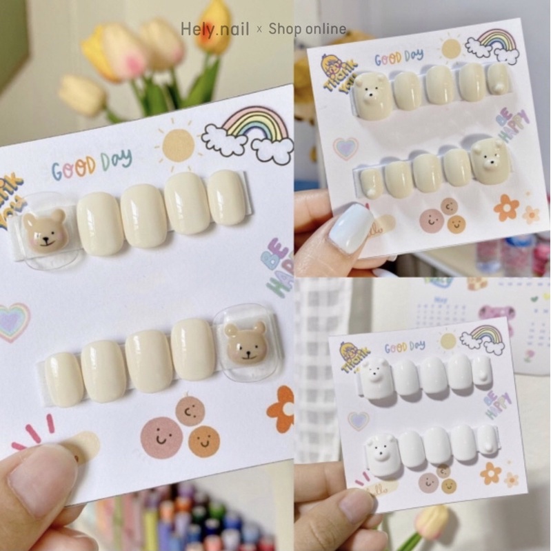 Nailbox Hely - Móng úp, móng giả cún xinh xắn, dễ thương