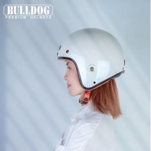 Mũ bảo hiểm 3/4 Bulldog Heli Fiberglass  - BIKER.176 - Mũ bảo hiểm chính hãng Vũng Tàu