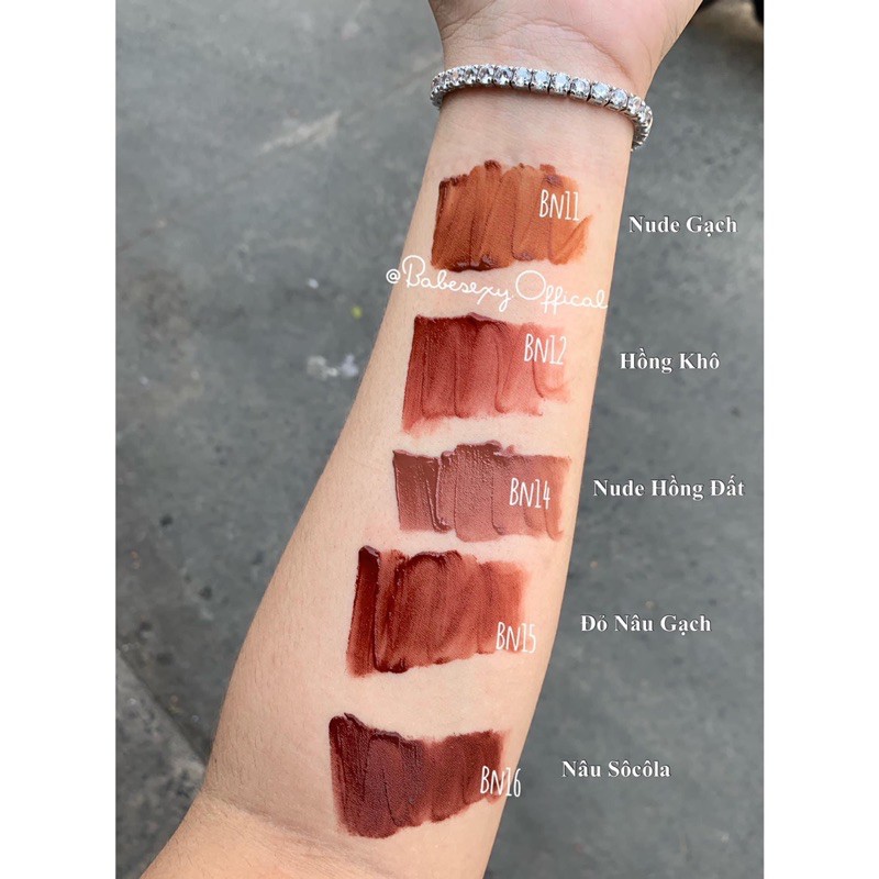 [ SIZE NHỎ - LỚN ]SON KEM BERNCIE 2020 | Thế Giới Skin Care