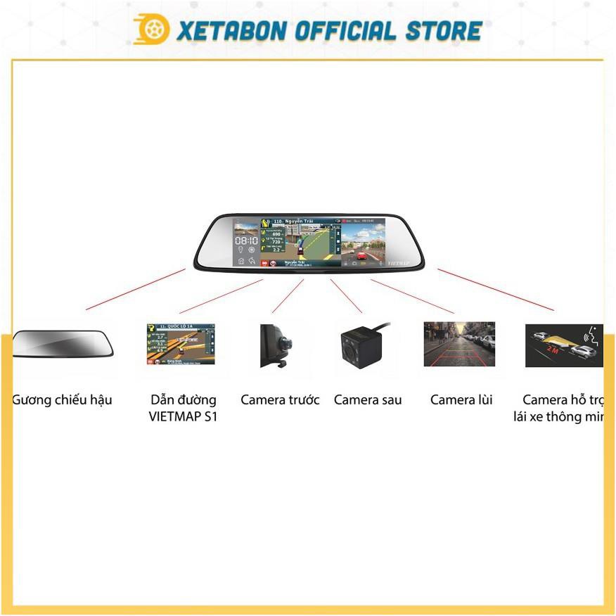 VIETMAP G79 - Camera Hành Trình Ghi Hình Trước Sau+ Bản Đồ Dẫn Đường+ Màn Hình Hiển Thị 3 Khung Hình+THẺ 32G | BigBuy360 - bigbuy360.vn